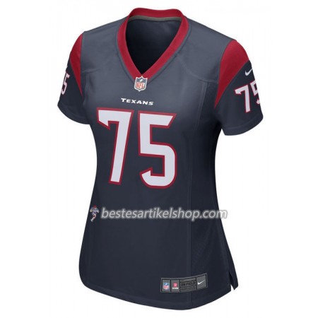 Damen Houston Texans Trikot Vince Wilfork 75 Nike Blau